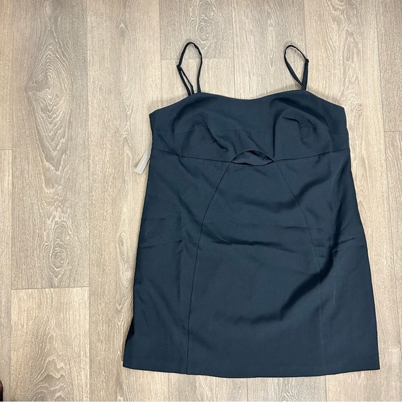 Anthropologie Mare Mare Cut Out Shift Mini Dress Navy Blue Size 1X - Picture 2 of 14